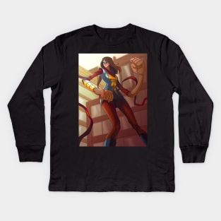 Ms Marvel Kids Long Sleeve T-Shirt